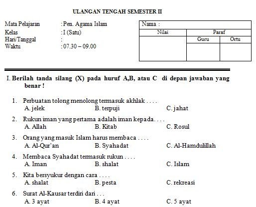 Soal Ujian Sekolah Plh Kelas 6 Dan Kunci Jawaban - 28+ Soal Ujian Sekolah Plh Kelas 6 Dan Kunci Jawaban Terbaru