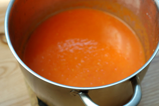 Tomato Sauce With Butter & Onion by Eve Fox, Garden of Eating blog, copyright 2012