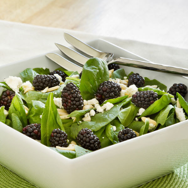 Blackberry spinach salad recipe