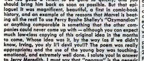 Remember when DC started copying this idea and the Justice League were reciting haiku all issue long? Avengers + Poetry = Fun!