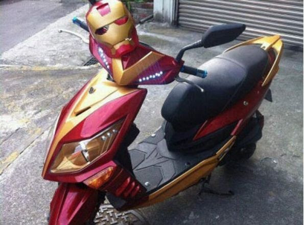 30+ Trend Terbaru Motor Modif Iron Man Pakai Stiker Skotlet - Sticker Fans