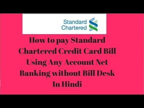Tech Rajput How To Pay Standard Chartered Credit Card Bill Using