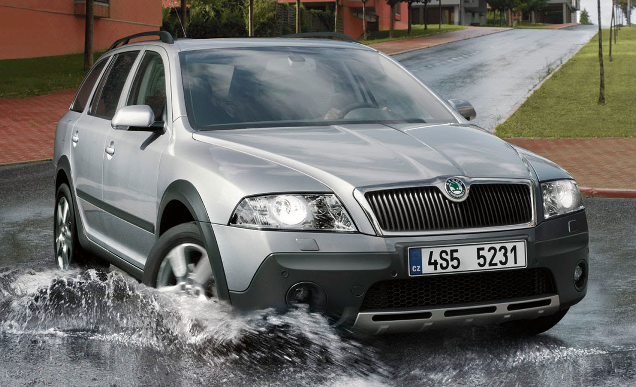 Skoda Octavia Scout антенна