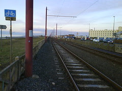 Tram pulled
