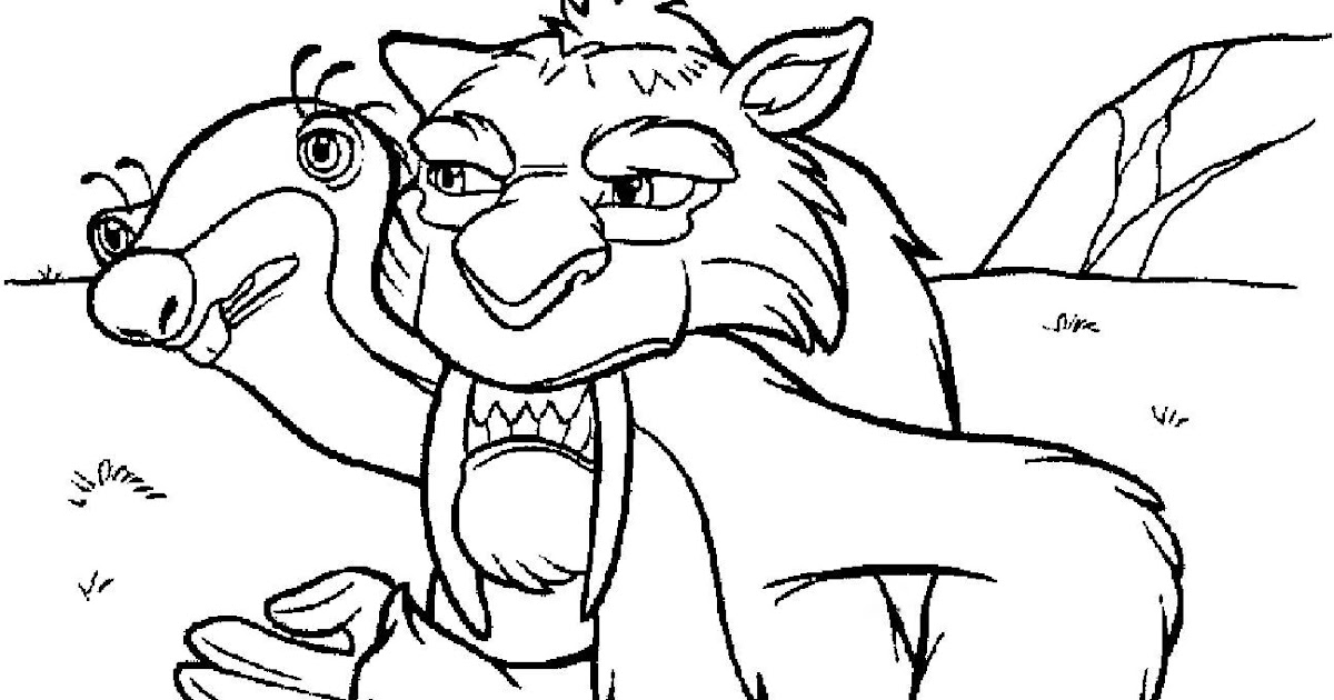 Lovely Ice Age 2 Coloring Pages | Top Free Coloring Pages For Kids