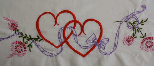 Embroidered Hearts