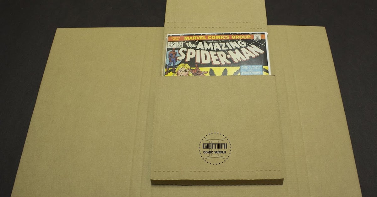 Comic Book Shipping Supplies : Short Comic Book Cardboard Storage Box