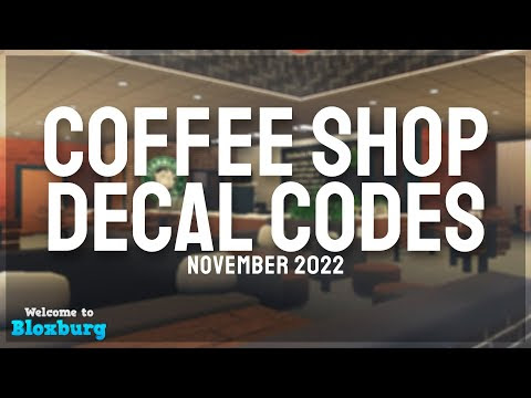 Roblox Welcome To Bloxburg Cafe Menu Id