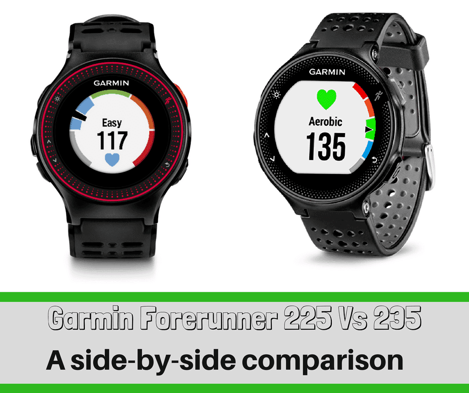difference between garmin 235 and 245