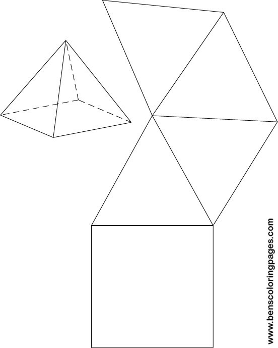 how to draw rectangular pyramid