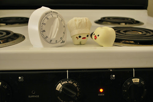 "Set it for five minutes. I don't wanna wait too long."