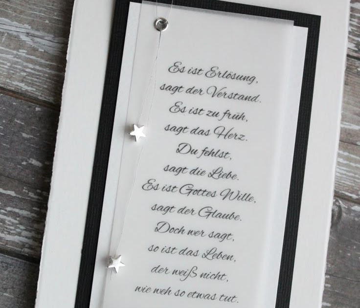 Text Für Trauerkarte Beileid - Trauerkarte | Beileid, Sprüche trauer