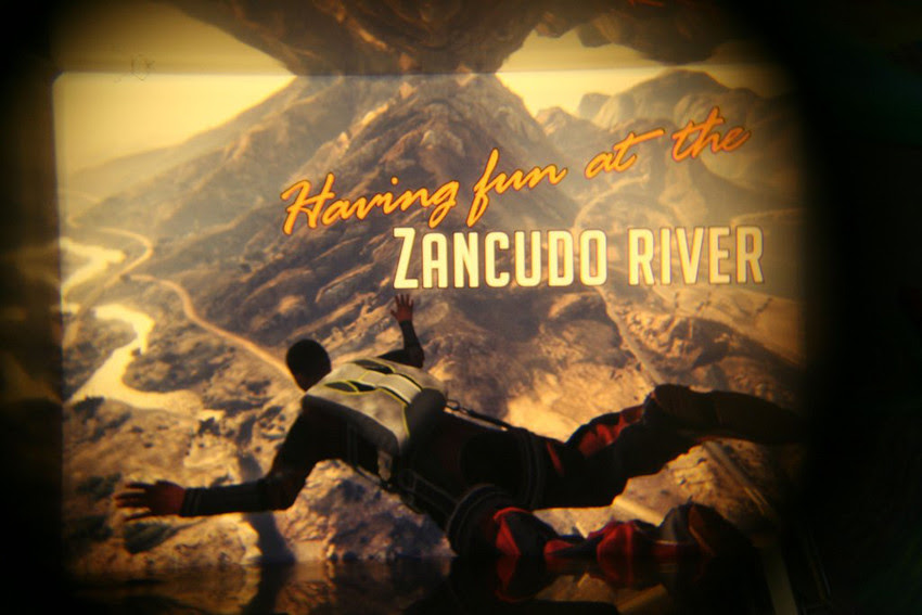 GTA V, cenário Zancudo River - imagem retirada do site www.allgamesbeta.com GTA V, cenário Zancudo River - imagem retirada do site www.allgamesbeta.com
