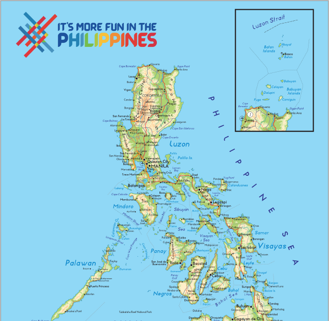 Map Of The Philippines Provinces And Capital