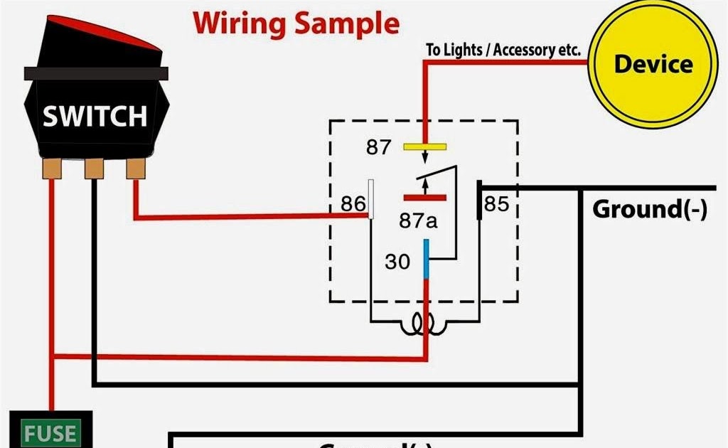 4 pin horn relay wiring