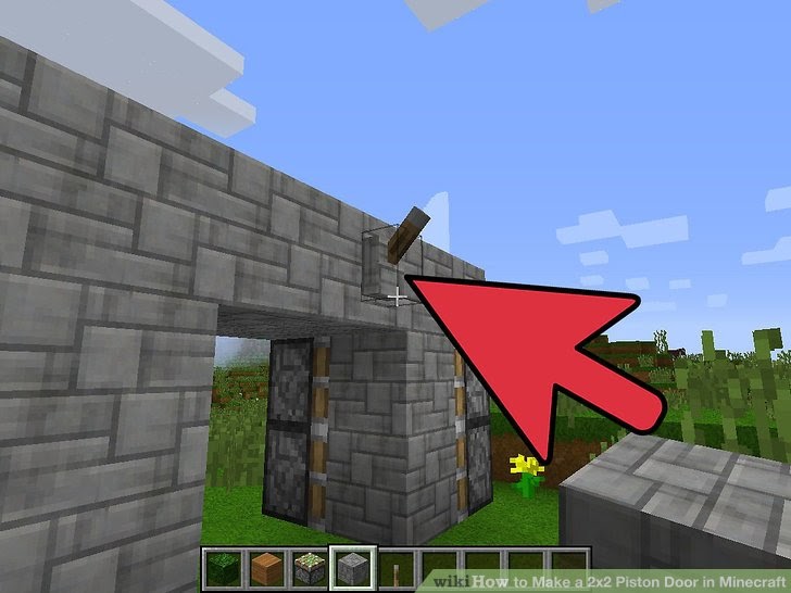 10 Tutorial How To Make 2x2 Piston Door With Video Tutorial