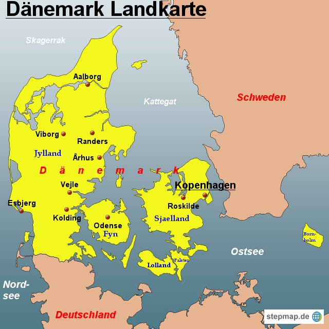 Daenemark Karte ~ World Of Map