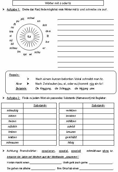 Rechtschreibung Klasse 5 Arbeitsblätter - Worksheets