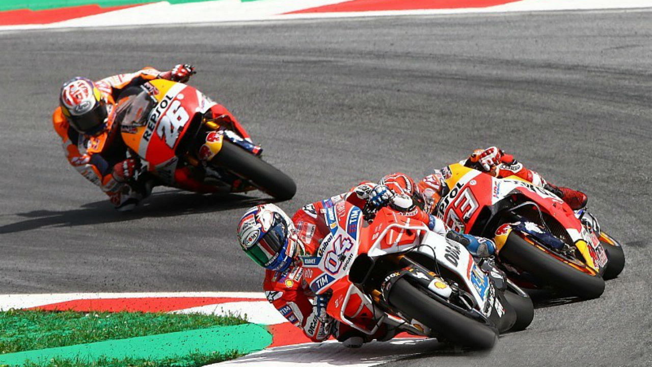 Resultado de imagem para Andrea Dovizioso venceu Marc Márquez