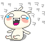 : bunny emoticon : by Rynris