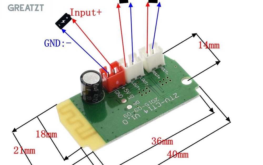 Bluetooth headphone wiring diagram information