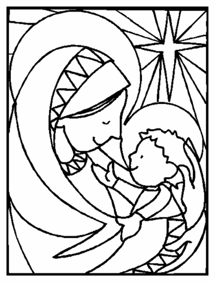 Nativity Coloring Pages Nativity Coloring Pages