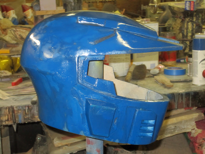 Caboose Helmet test paint 1