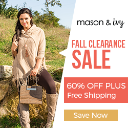 Mason &amp; Ivy 60% Off Fall Clearance