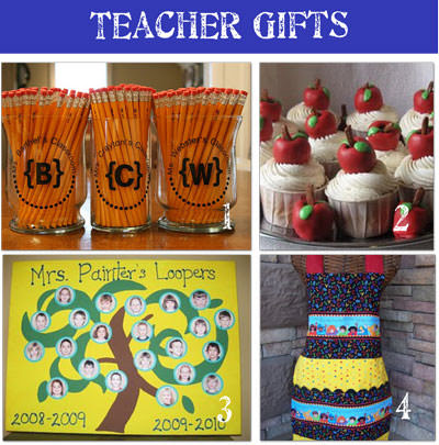 45 activities for kids 24 Teacher Appreciation Gifts {homemade gifts}