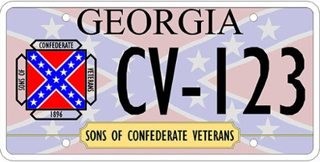 Georgia license plate