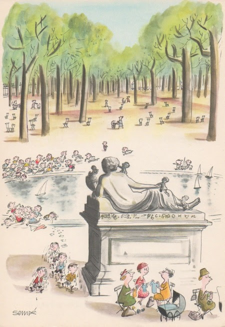 "Comment on s'enrhume à Paris", 1961, Jean-Jacques Sempé