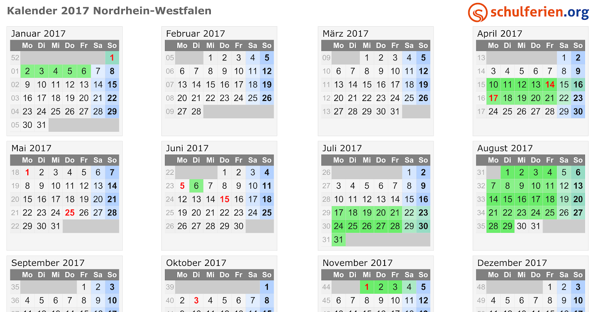 Kalender 2021 Nrw Mit Ferien Und Feiertagen Zum Ausdrucken - Kalender