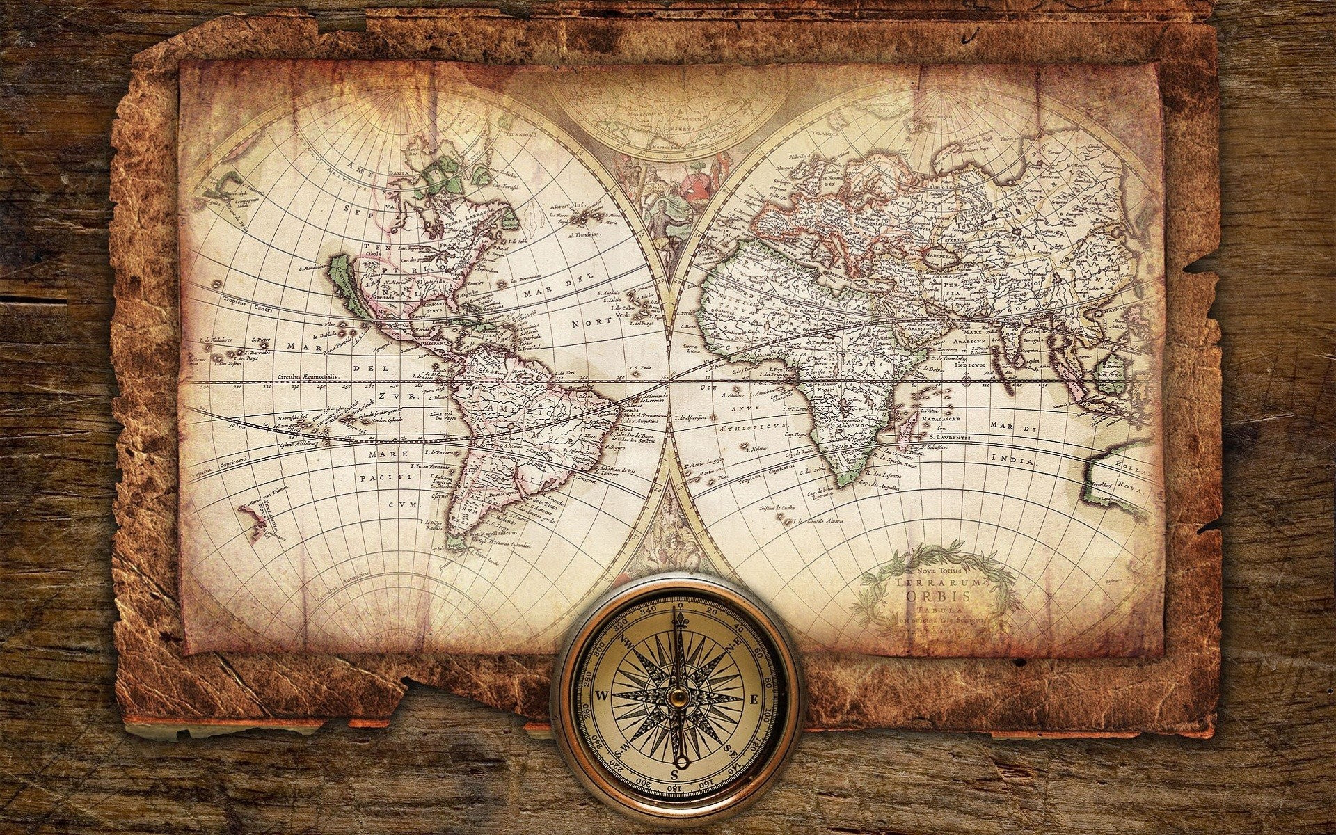 Antique World Map Wallpaper (39+ images)