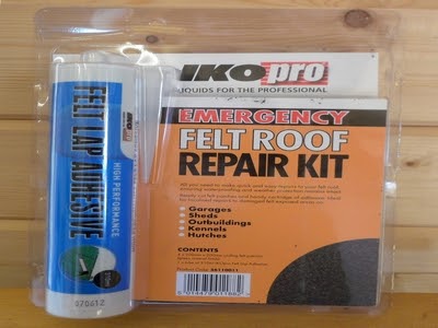 Pitched roof insulation: Felt roof repair kit