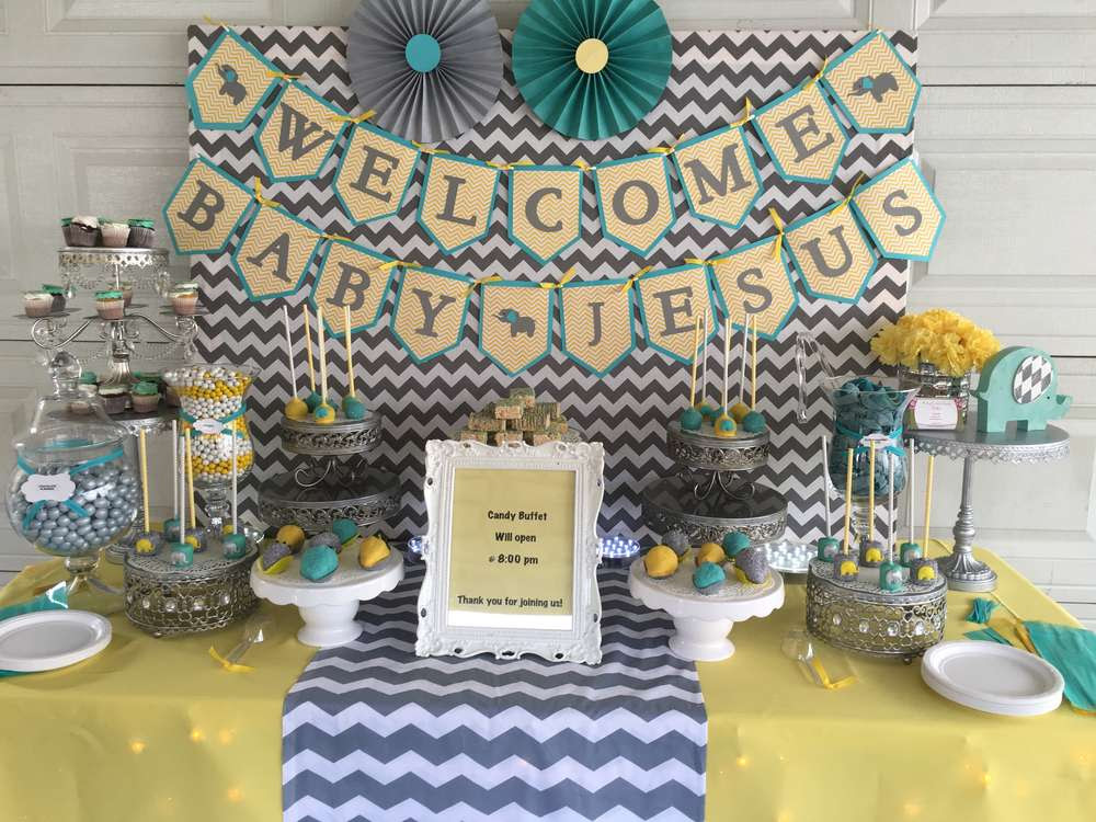26 Beautiful Elephant Themed Baby Shower Ideas For Girl Baby Shower