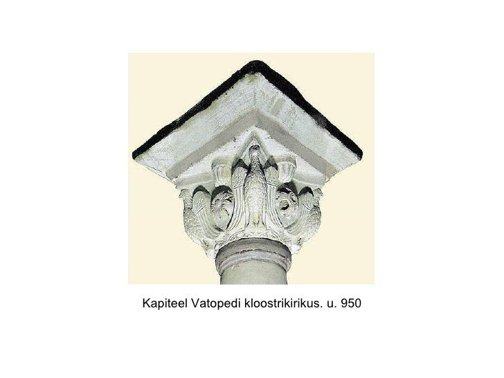 Kapiteel Vatopedi kloostrikirikus. u. 950