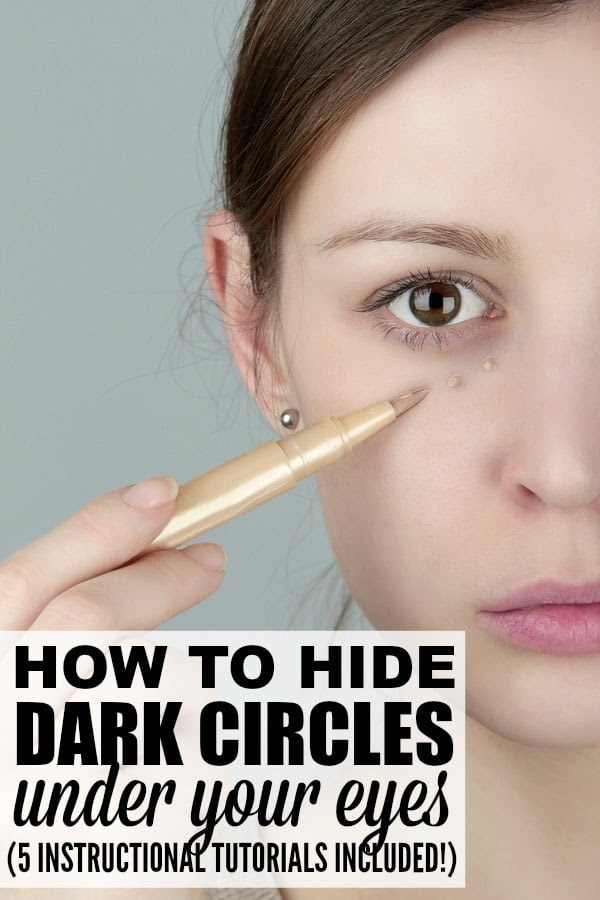 How to apply eye makeup if you have dark circles