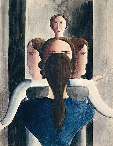 "Concentric Group Of Girls," 1928