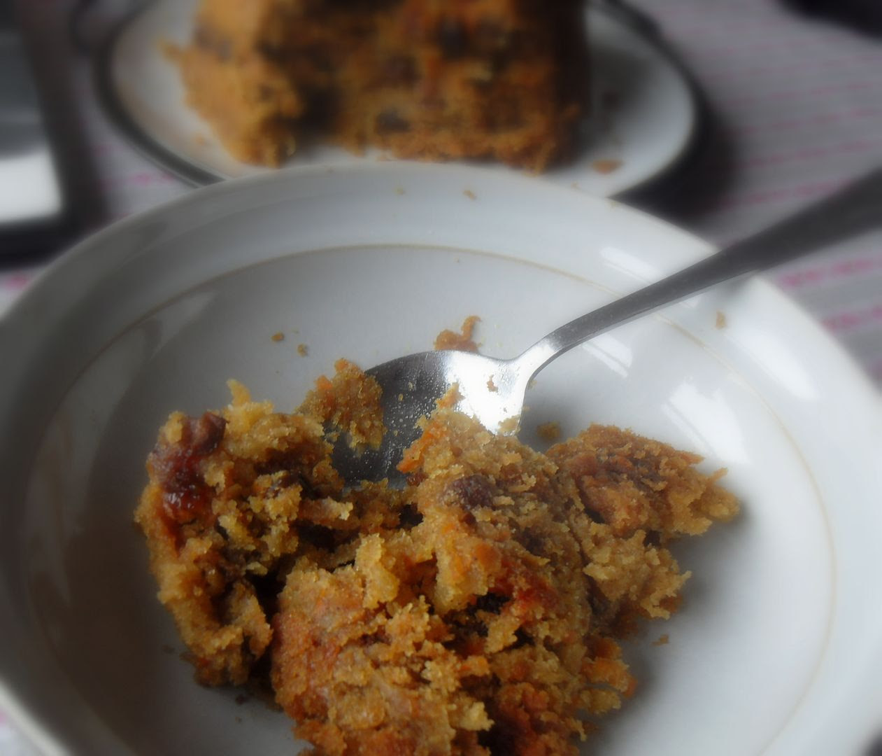 Carrot Pudding with a Brown Sugar Sauce