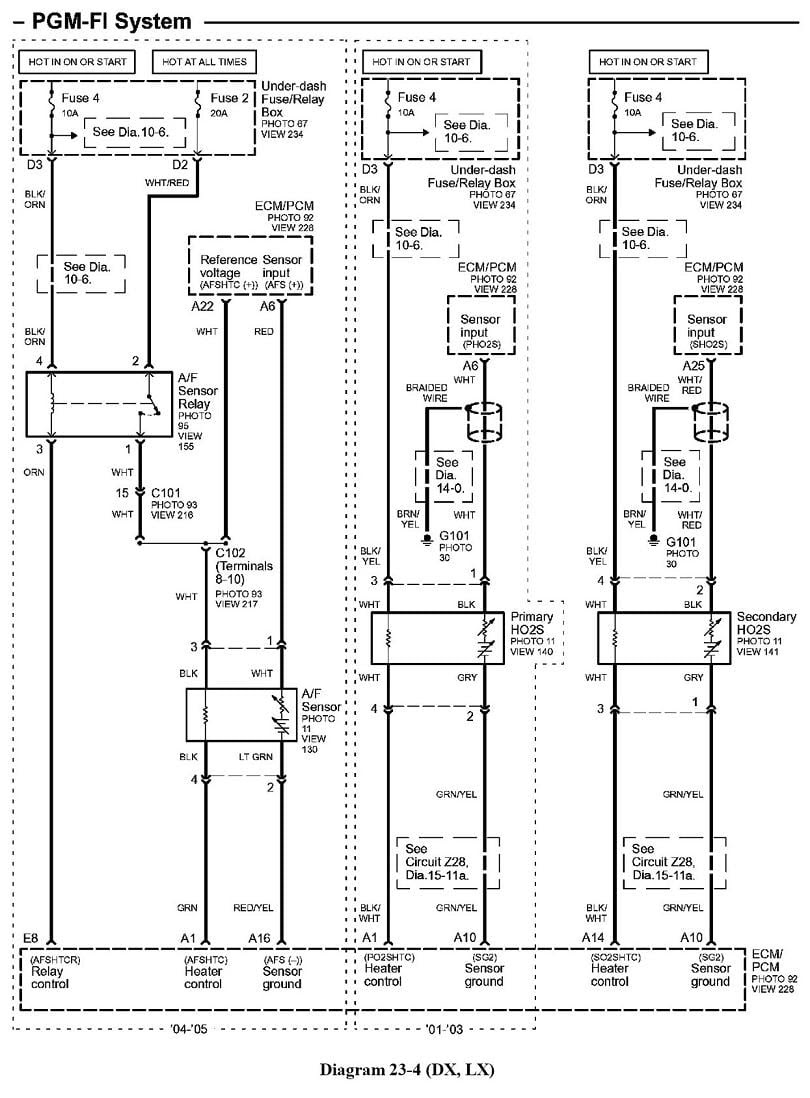 Honda Civic 2000 Honda Civic O2 Sensor Location