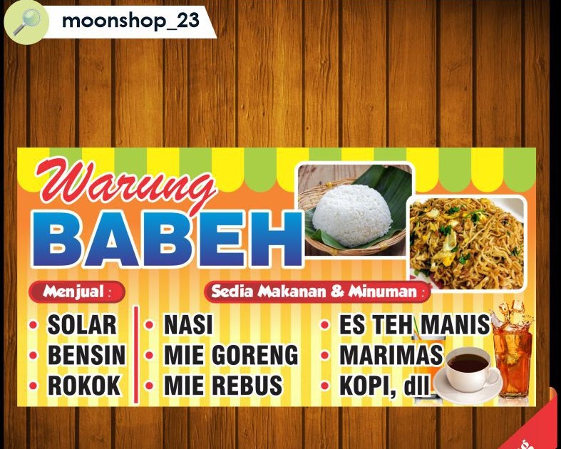 Background Untuk Banner Makanan desain banner kekinian