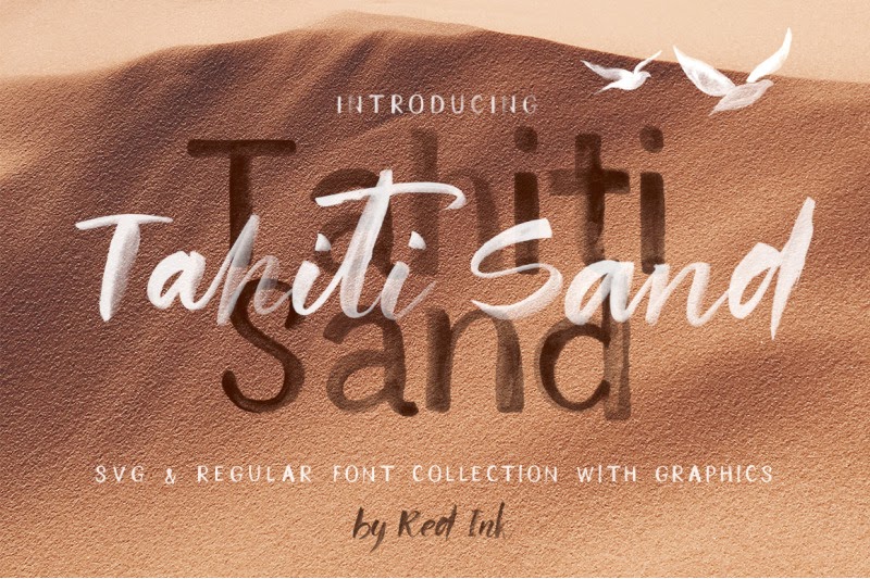 Download Tahiti Sand S And Graphics Sale Font Family From Red Ink