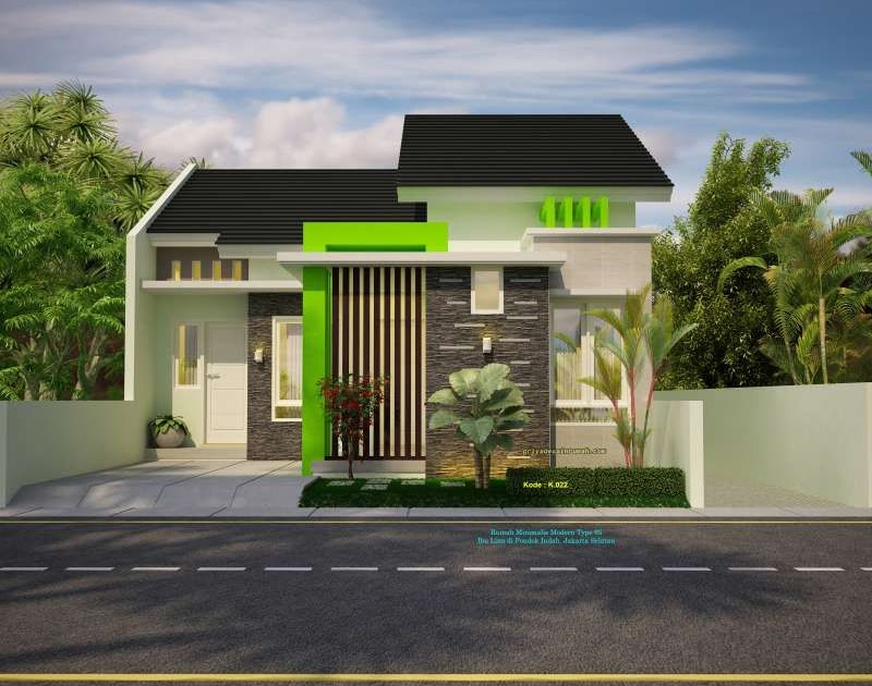 18 Rumah minimalis panjang