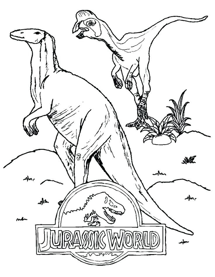 malvorlage ausmalbilder dinosaurier jurassic world