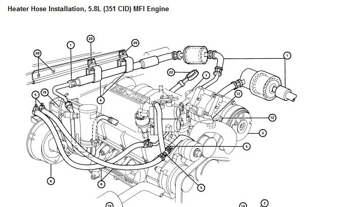 31 2002 Ford Ranger Heater Hose Diagram