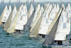 J/80 sailboats- starting at SPI Ouest France