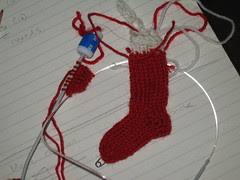 Christmas knitting