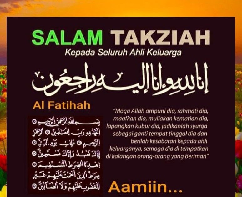 Ucapan Duka Cita Islam Husnul Khotimah Ide Kata Kata Ucapan