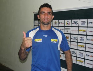 Érico, goleiro do Baraúnas no Amigão (Foto: Silas Batista / Globoesporte.com/pb)