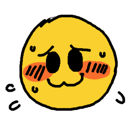 Cursed Emoji Big Eyes Blush - Wasted Wallpaper